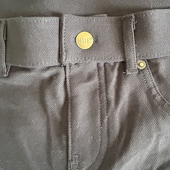 NWOT Hue Women's Essential Denim Black Leggings Sz S - Picture 7 of 10